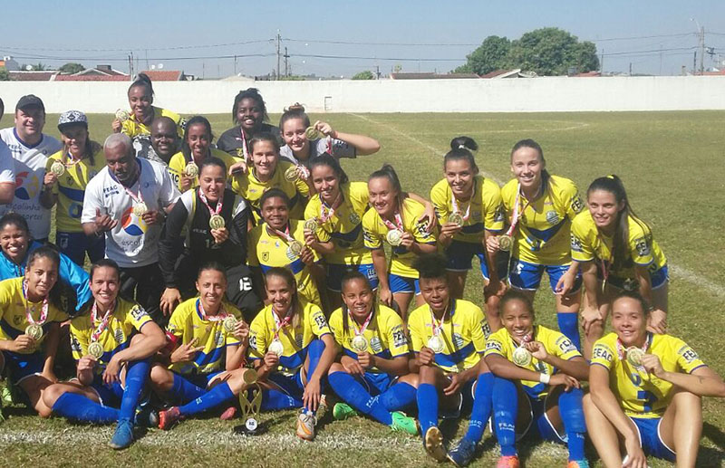 Time de Futebol Feminino conquista ouro nos Regionais (foto: divulgação)
